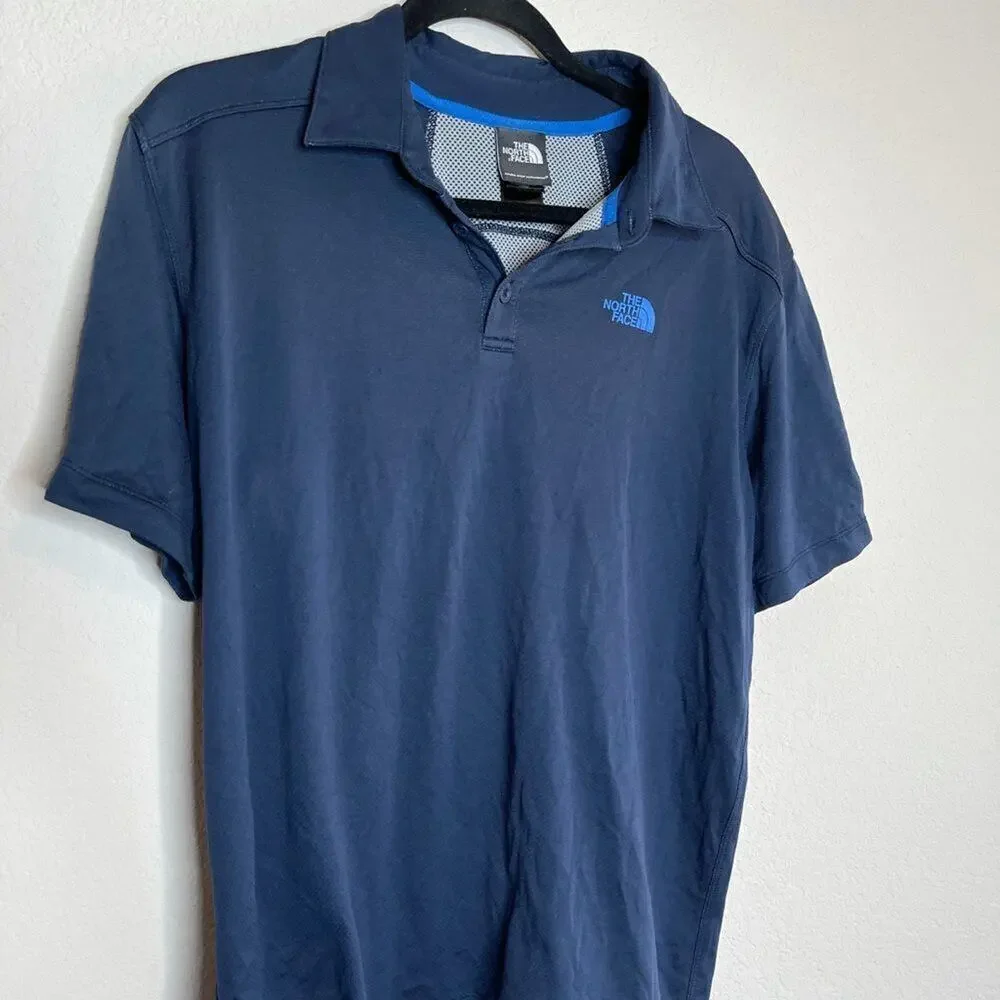 The north face men’s blue polo‎